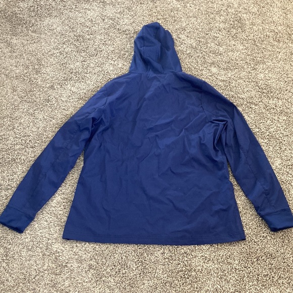 Navy Scrub Hoodie Size L - Picture 5 of 5